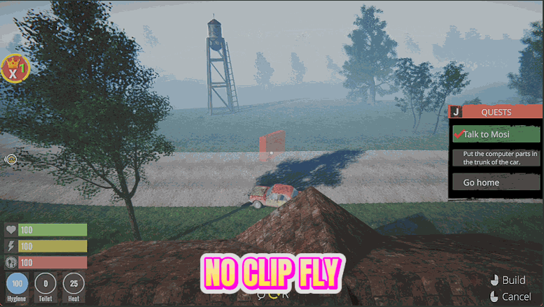 Drone Mode (Fly + No-Clip)
